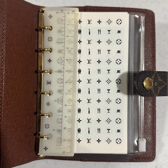 Louis Vuitton PM Agenda Authentic Brown Monogram with Papers - Picture 5 of 15